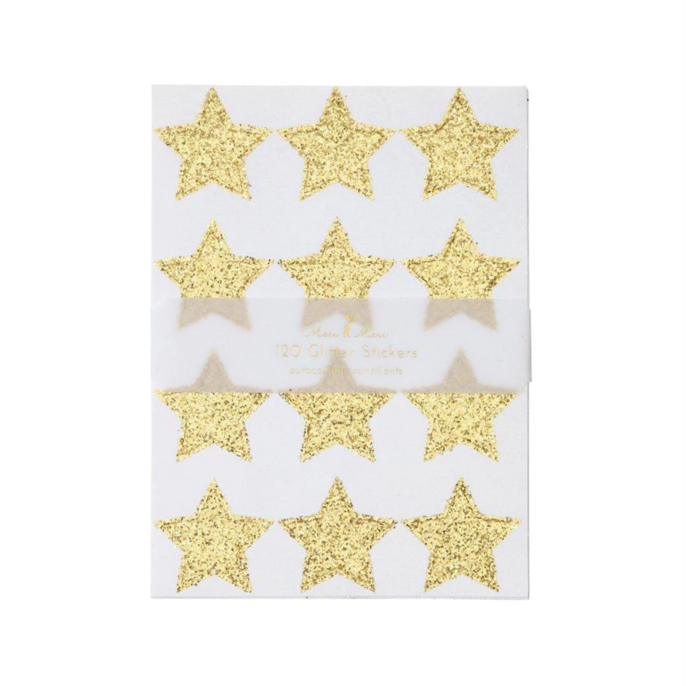 Gold Glitter Star Stickers – Magic Playbook